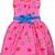 Pink Cotton  stitched    dress