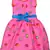 Pink Cotton  stitched    dress