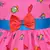 Pink Cotton  stitched    dress