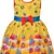 Yellow Cotton  stitched    dress