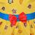 Yellow Cotton  stitched    dress