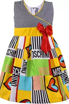 Multicolor Cotton  stitched    dress