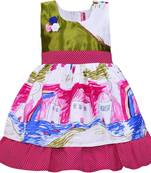 Multicolor Cotton  stitched    dress