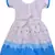 blue Cotton  stitched    dress