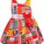 Red Cotton  stitched    dress
