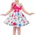 White Cotton  stitched    dress