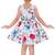 White Cotton  stitched    dress