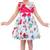 White Cotton  stitched    dress