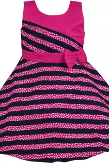 Pink Cotton  stitched    dress
