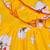 Yellow Cotton  stitched    dress