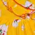 Yellow Cotton  stitched    dress