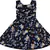 blue Cotton  stitched    dress