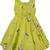 Green Cotton  stitched    dress