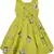 Green Cotton  stitched    dress