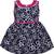 blue Cotton  stitched    dress