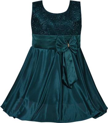 Green Cotton  stitched    dress 1