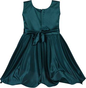 Green Cotton  stitched    dress 2