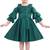 Green Cotton  stitched    dress