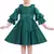 Green Cotton  stitched    dress
