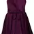 Purple Cotton  stitched    dress