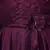 Purple Cotton  stitched    dress