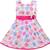 Pink satin stitched    dress
