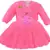 Pink Cotton  stitched    dress