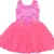 Pink Cotton  stitched    dress