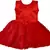 Red Cotton  stitched    dress