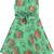 Green Georgette stitched    dress