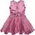 Purple satin stitched    dress