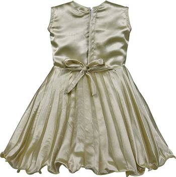 Green satin stitched    dress 2