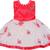 Red Net stitched    dress