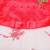 Red Net stitched    dress
