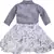 Grey Georgette stitched    dress
