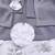 Grey Georgette stitched    dress