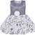 Grey Georgette stitched    dress