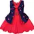 Red Silk stitched    dress