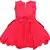Red Silk stitched    dress