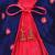 Red Silk stitched    dress