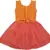 Red Net stitched    dress