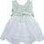 Green Georgette stitched    dress