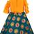 Green Silk stitched    dress