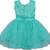 Green Net stitched    dress