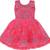 Red Net stitched    dress