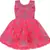 Red Net stitched    dress