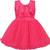 Red Net stitched    dress