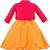 Yellow Silk stitched    dress