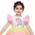 Multicolor Net stitched    dress