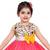 Pink Net stitched    dress